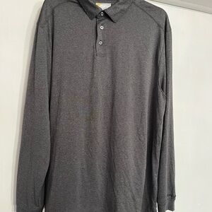 Men's Charcoal Button Down Shirt